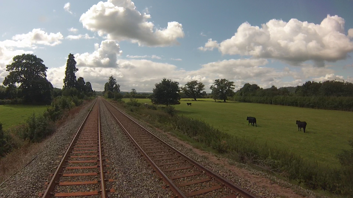 Driver's view of the line